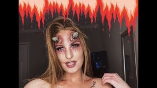SPOOKY SZN: Cute Devil Makeup Look