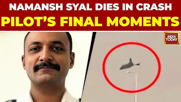 IAF Pilot Wing Commander Namansh Syal Dies in Tejas Fighter Jet Crash at Dubai Airshow