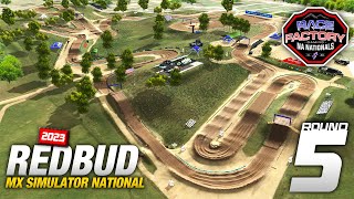 MX Simulator - 2023 RaceFactory Nationals Rd. 5 - RedBud