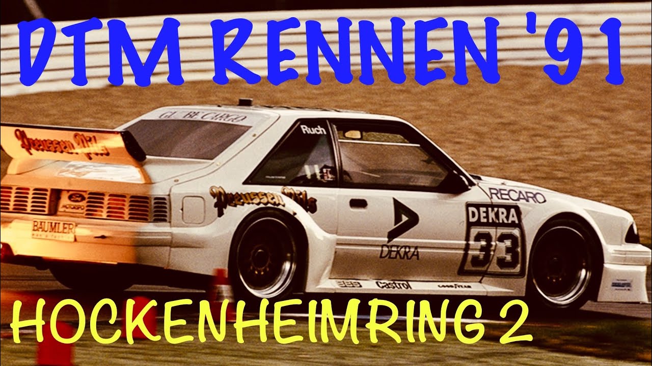 DTM 1991 Hockenheim 2 Rennen Lauf 19 & 20 Highlights