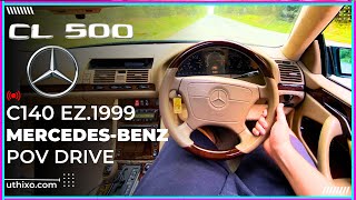 Am Steuer Des 1998 Mercedes-Benz Cl500 Coupé | Wie Fühlt Sich Die V8 Straßenyacht An? Pov Test C140
