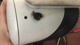 My VR charger and port is melted and I need some help Also I do not know what happened to my speak￼