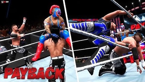 WWE 2K20 SIMULATION: Rey Mysterio & Dominik vs Seth Rollins & Murphy | Payback 2020 HIGHLIGHTS