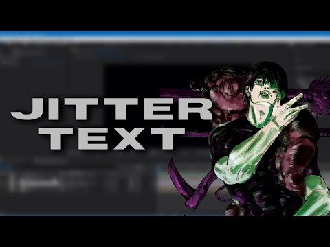 jitter text tutorial + preset | after effects (ae)