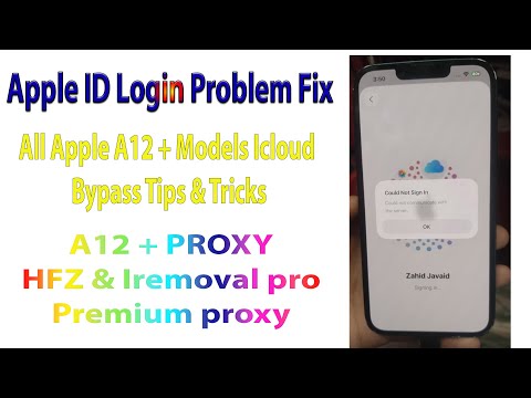 How To Login Apple ID Bypassed Apple Phones - Fix Could Not Communicate With The Server
