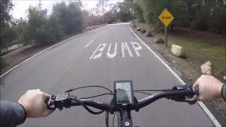Haibike Sduro Test Riding Up A Steep Hill