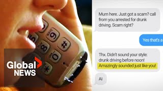 BC mother hears her son's voice in AI telephone scam screenshot 5