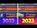 Znovu 50 000 tisc 2022 vs 2023  brawl stars