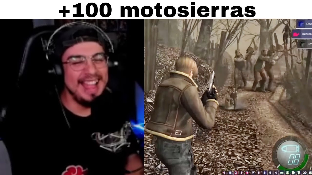 RE4 pero EL CHAT MODIFICA EL JUEGO