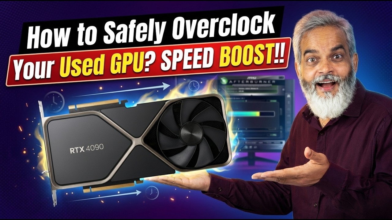 How to Safely Overclock Your Used GPU 🔥 for Better Rendering ...