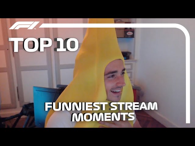 F1 Driver Streams: Top 10 Funniest Moments! class=