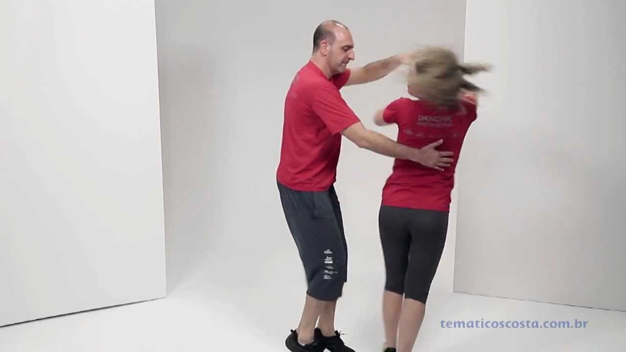 Aula de Zouk - Passo Giro Simples