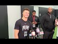 Ladd McConkey jokes about racing Georgia tight end Brock Bowers at Pro Day