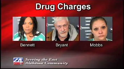 Drug Charges: Lisa Bennett, Samuel Bryant, & LaTri...