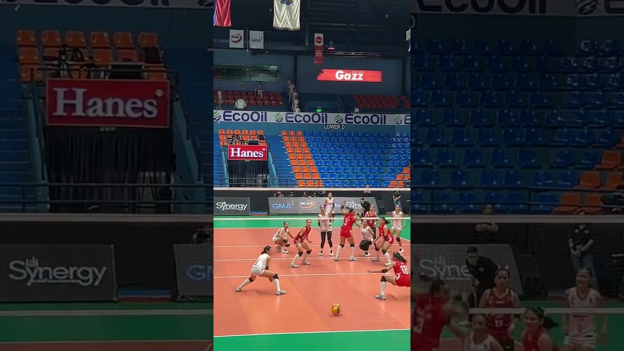 Shai Omipon finishes it for the Perpetual Lady Altas as they beat the EAC Lady Generals in four sets