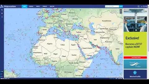 Marine Traffic and Vessel Finder