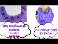   designer frock handembroidery  sn creations by thahi