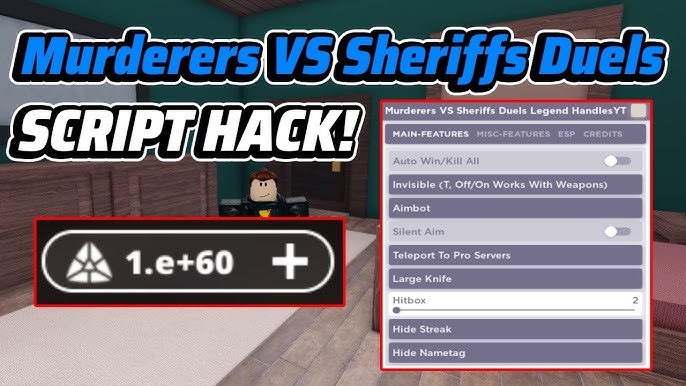 Murderers VS Sheriffs Duels Script GUI / Hack (KILL ALL, HITBOX, AND MORE)  *PASTEBIN* 