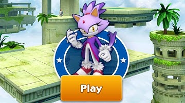 Sonic run with BLAZE - Sonic Dash 2021 GamePlay HD All Characters Unlock