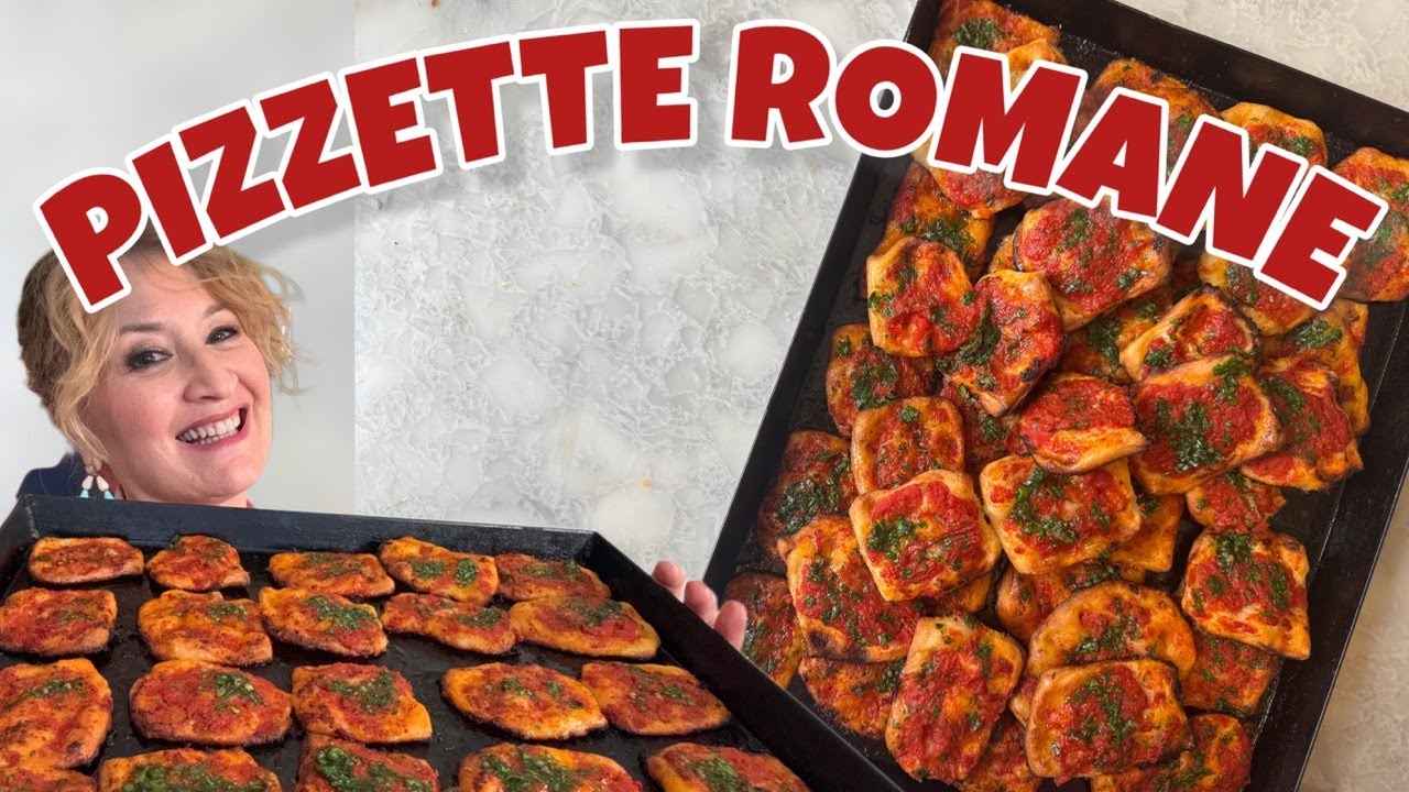 A Roma le fanno così: pizzette quadrate pronte in un attimo 🤌