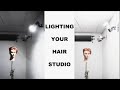 Hair studio lighting updated 2021