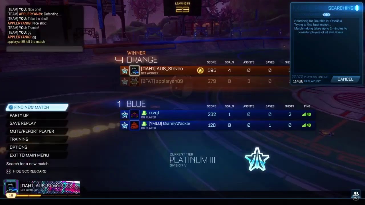 AUS_Steven's Ronin G1 Rocket League