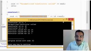 C++  Destructor example program