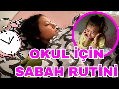 OKUL İÇİN SABAH RUTİNİ || EFLİN ÇOK AĞLADI !! ZEYBEK AİLESİ