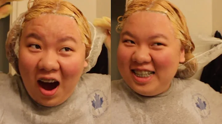 *fail* BLEACHING MY HAIR BY MYSELF AND FOR THE FIR...