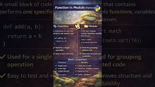 Python Bytes | Function vs Module Explained 🐍 தமிழில் #பைதான் #pythonbytes