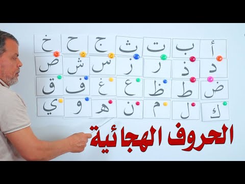 الحروف الهجائية باللغة العربية Learn Arabic Alphabet تعليم الحروف العربية