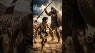 ¿Por qué David recogió cinco piedras antes de enfrentar a Goliath? #viralreels #God #bible #jesus