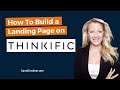 THINKIFIC - How To Build a Landing Page To Sell Your Course on Thinkific - Sales Page Features