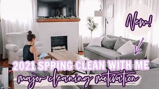 SPRING CLEAN WITH ME 💐 MAJOR SPRING CLEANING MOTIVATION | Brenna Lyons