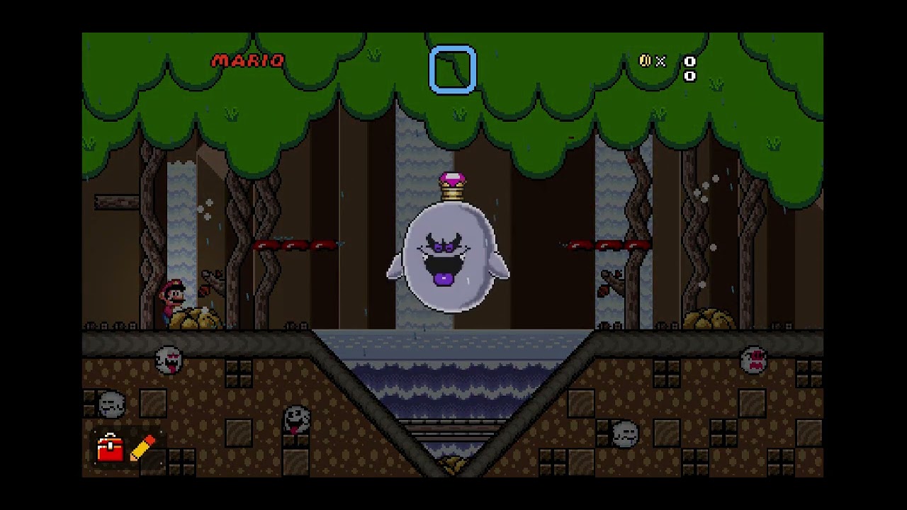Super Mario Construct Custom Boss Fight - King Boo in the Haunted Choco ...