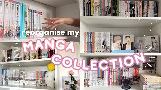reorganise my manga collection with me 🌺 | 1300+ volumes