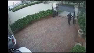 Jogger poops in driveway