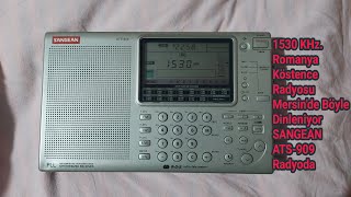 1530 Khz Romanya Köstence Radyosu Türkçe Yayınları Sangean Ats-909 Radyoda Saat 22.35 10.02.2026