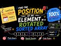 HOW TO: Search in Rotated Sorted Array (Beats 100% Time Complexity)
