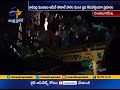 Mishap: Prabha falls down at Kotappakonda during Shivaratri celebrations