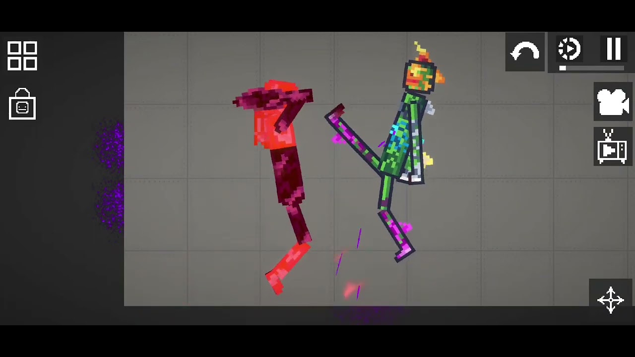 short battle between elemental melon and chaos void 