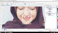 TUTORIAL VECTOR CORELDRAW (BAGIAN WAJAH) - Durasi: 25.28. 