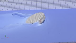 Stone skipping -  Fluid Mechanics - Overset grid - overInterDyMFoam - OpenFOAM 2112