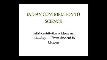 Indian contribution to science || VVM || Chapter 1 Explanation  || Part 6