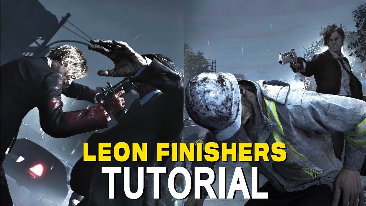 RE9: Leon Gun Finishers Tutorial - YouTube