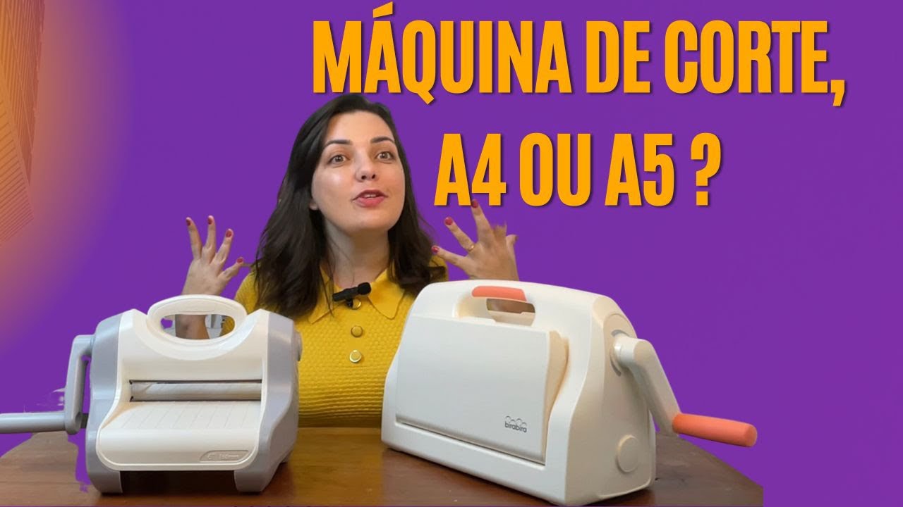 Qual a diferença entre as máquinas de corte e relevo A4 e A5.