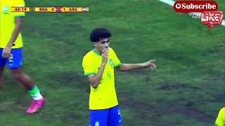 Argentina vs Brazil U17 ( 0-3 ) HIGHLIGHTS | U-17 World Cup 2023 great win bye Brazil