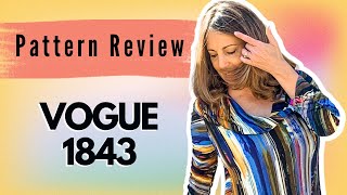 Vogue 1843 PATTERN REVIEW ~  Sandra Betzina Knit Dress with a Twist!