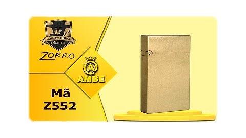 Bật lửa xăng đá Zorro Z552 đồng đúc  nguyên khối cực đẹp siêu bền bỉ | Ambe.vn