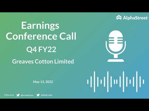 Greaves Cotton Limited Q4 FY22 Earnings Concall